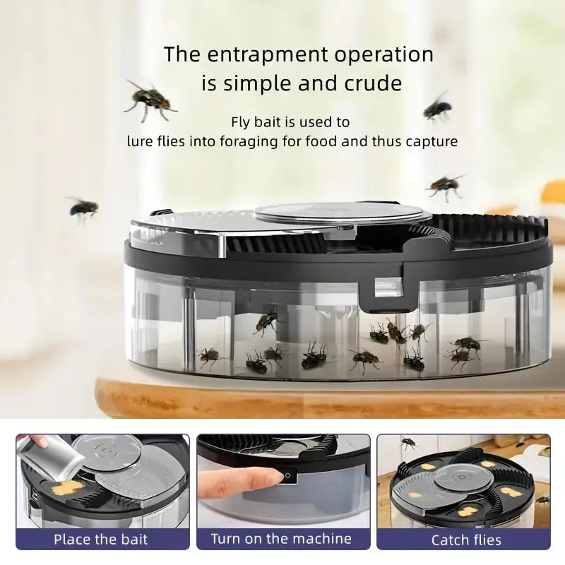 Silent Spin Fly Trap