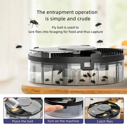 Silent Spin Fly Trap